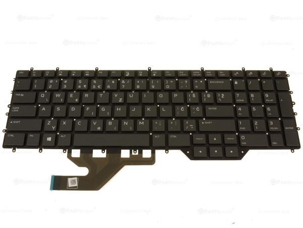 New US INTL OEM Alienware m17 R2 Backlit Laptop Keyboard Assembly US Intl H8FJC Fashion