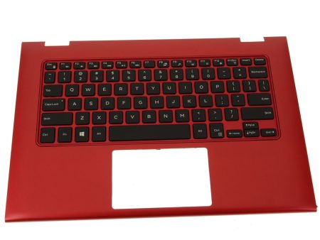 Refurbished Red Dell OEM Inspiron 7359 Palmrest Keyboard Assembly No TP HWR0N VVGF7 For Discount