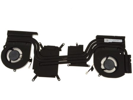 Used OEM Alienware 15 R3 CPU Graphics Cooling Heatsink Fan Assembly AMD K2CV4 Hot on Sale