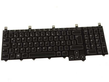 New SPANISH OEM Alienware M17xR3 M18x Backlit Laptop Keyboard Assembly 730M8 Sale