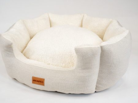 Polygon Dog Bed Cream Hot on Sale