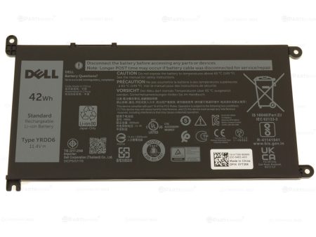 Used Dell OEM Original Chromebook 3110 3120 42Wh 3-cell Laptop Battery YT39X 26JGK Fashion