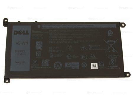 Used Dell OEM Original Chromebook 11 3180 3189 42Wh 3-cell Laptop Battery Long Cable 51KD7 For Cheap