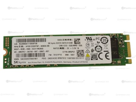 Used SK hynix SC313 512GB SATA SSD Hard Drive M.2 2280 Card 512GB M5P57 Online Sale