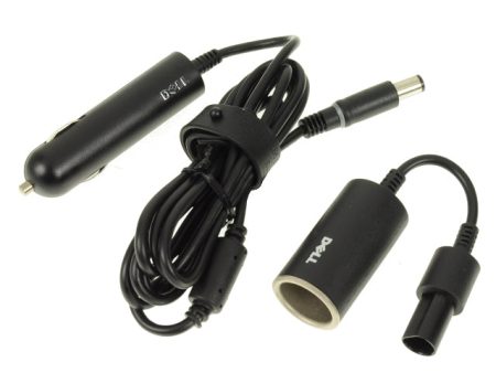 New  Dell OEM Auto-Air 90 Watt Travel Laptop AC DC Power Adapter Kit D09RM Sale