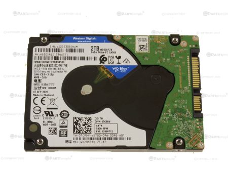 Used Western Digital Blue 2TB SATA 6Gbp s 2.5  5400RPM Laptop Hard Drive 7mm WD20SPZX Discount